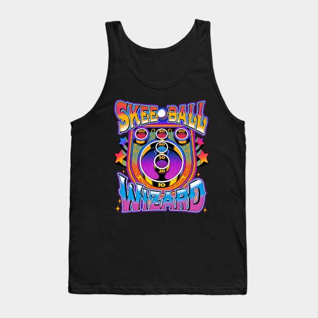 Skee Ball Wizard Tank Top by DeepFriedArt